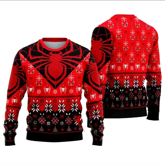 Spiderman christmas ugly sweater - Picture 3 of 7